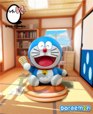Doraemon Statue Resin EGG studio Model Collectibles Painted 18cm