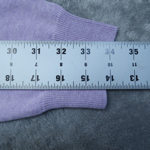 Grayson & Dunn Sweater Womens-XL Mens-Large Purple Long-Sleeve Mock-Neck - Picture 7 of 12
