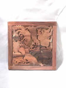 natural wooden animals