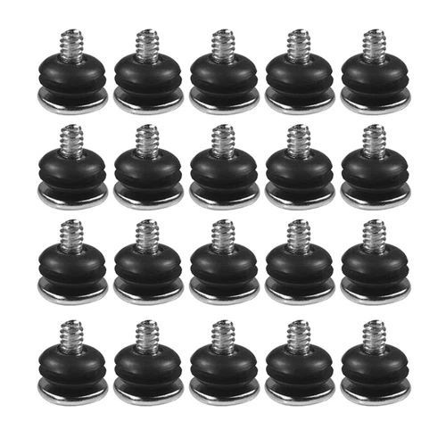 Hard Disk Damping Screw 3.5 Thick Tooth Step Screw for w/ Rubber Ring for 3.5