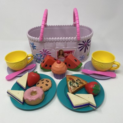 pretend play picnic basket set