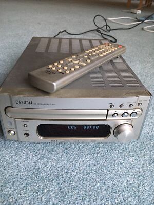 Denon RCD-M33 Mini HiFi Receiver mit CD Player Teildefekt   + Fernbedienung 