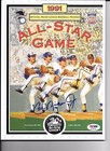 Cal Ripken Jr Autograph / Signed 1991 all star program psa/dna Baltimore Orioles