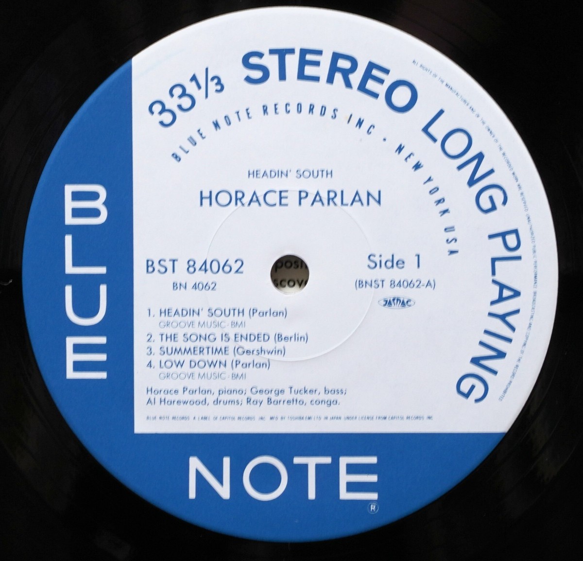 BLUE NOTEホレス・パーラン/オン・ザ・スパー・オブ・ザ〜新品LPレコード HORACE PARLAN 