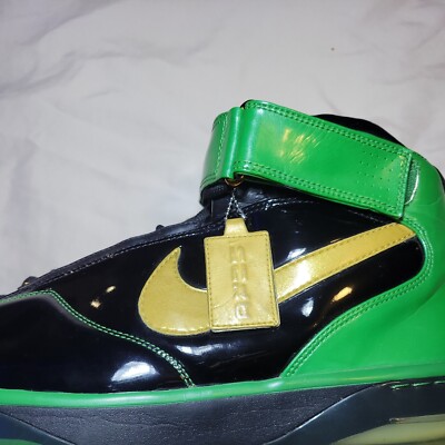 Size 18 - Nike Air Force 25 B Be True - Black Gold Green