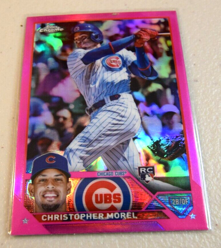 2023 Topps Chrome Christopher Morel Pink Refractor RC #198 Cubs