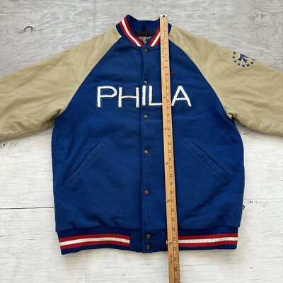 Vintage 90s Nike NBA Philadelphia 76ers Sixers Leather Vintage 90s Nike NBA Philadelphia 76ers Sixers Leather