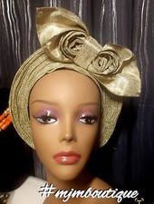 Auto gele ready to wear head tie