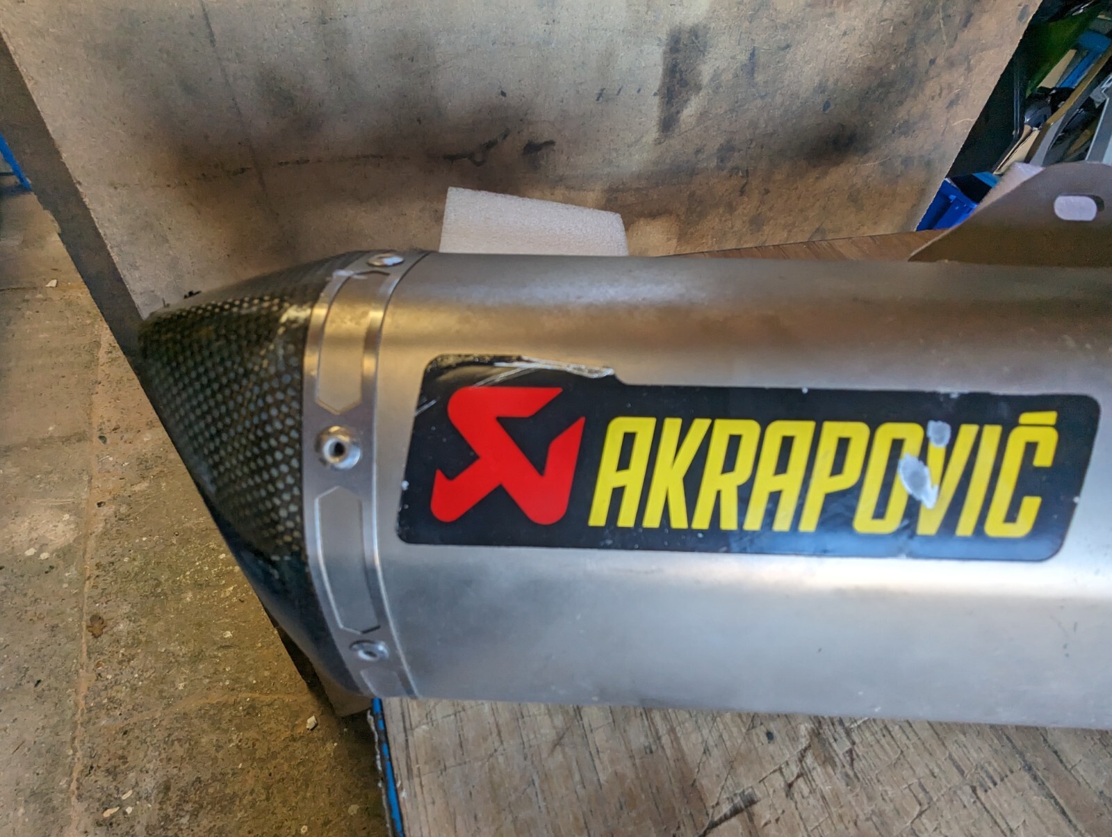 BMW G310R G310GS Akrapovic Exhaust System with Carbon Tipped Silencer