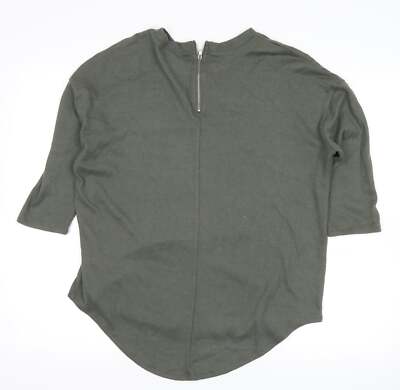 Atmosphere Damen grün Rundhalsausschnitt Viskosemischung Pullover Größe 6