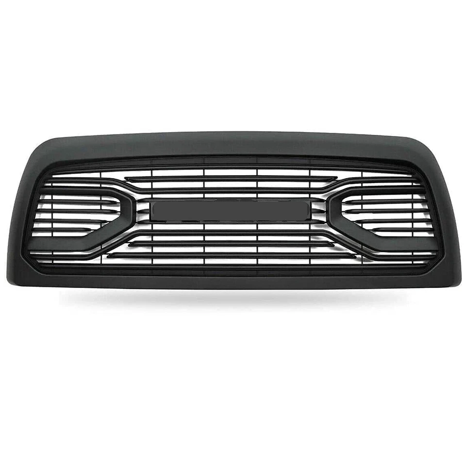 Fit For 2013-2018 Dodge RAM 2500-5500 Limited Front Grille Grill w/Letters Black - Image 3 of 4