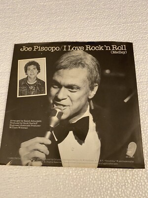 JOE PISCOPO I Love Rock N Roll Medley 7'' PICTURE SLEEVE Sat. Night Live 45rpm