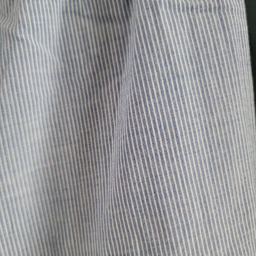 Onia Cotton Drawstring Extra Wide Leg Pants Lounging Trousers Stripe Side Slit - Picture 12 of 13