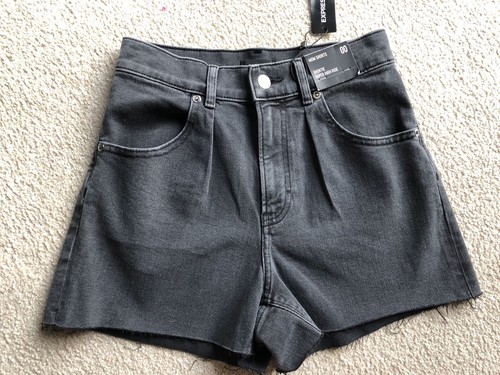 Raw Hem Mom Jean Shorts Washed 