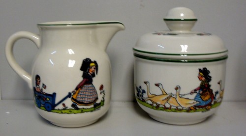 Villeroy Boch HANSI D'ALSACE Creamer Sugar Set BEST More Items Available - Picture 3 of 3