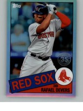 2020 Topps Chrome Rafael Devers 85TC-8   Boston Red Sox 1985 Topps Baseball