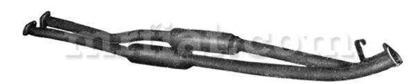 Lamborghini Jarama 400 GTS 2+2 ANSA Right Center Exhaust Muffler New