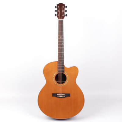 EDEL JUMBO CUTAWAY WESTERNGITARRE ZEDER EBONY PALISANDER *KNOCHENSATTEL *FISHMAN