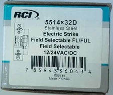RCI Rutherford 5114X32D Stainless Steel Electric Strike