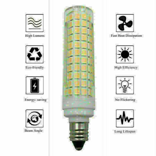 15W LED Bulb E11 E12 E14 BA15D 110V 220V 136 LED 2835 Ceramic Light Dimmable HOT - Picture 12 of 53