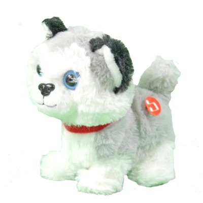 Laufender Hund Bello mit Sound Plüschhund elektrisch Dog Plüsch Neu