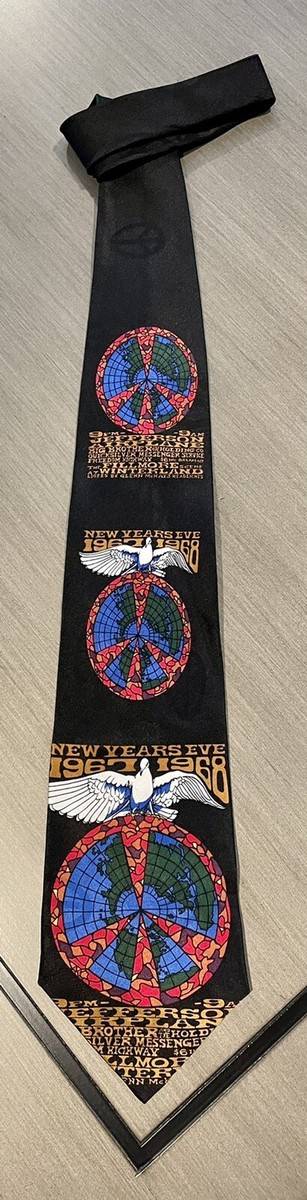 Fillmore Poster Tie White Bird NYE '67-68 Bill Graham #100 100