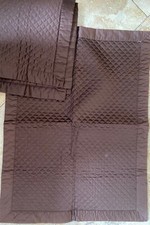 RALPH LAUREN HOME WYATT COLLECTION BROWN QUILTED STANDARD PILLOW SHAM