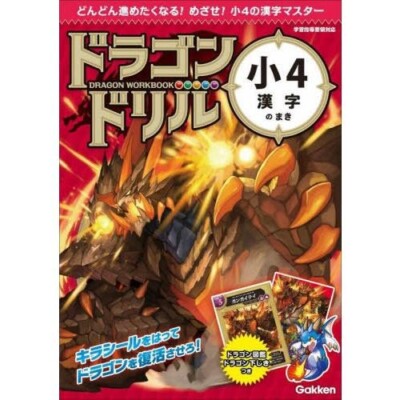 ''Kanji'' ''Reading Comprehension'' Dragon Drill Workbook Grade 4 Gakken Japanese