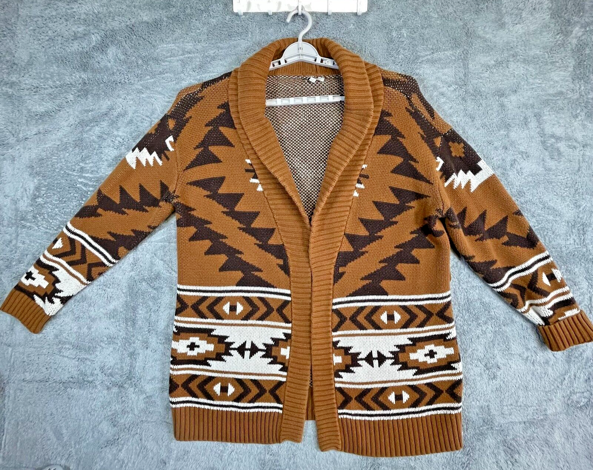 Aztec Sweater Men's Tribal Cardigan Pendleton Western Indian