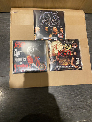SLAYER LOT CDS LIVE ULTRA-RARE LTD SAMMLER BILD VINYLS LPS T-SHIRTS DVDS..