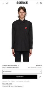 cdg play ssense