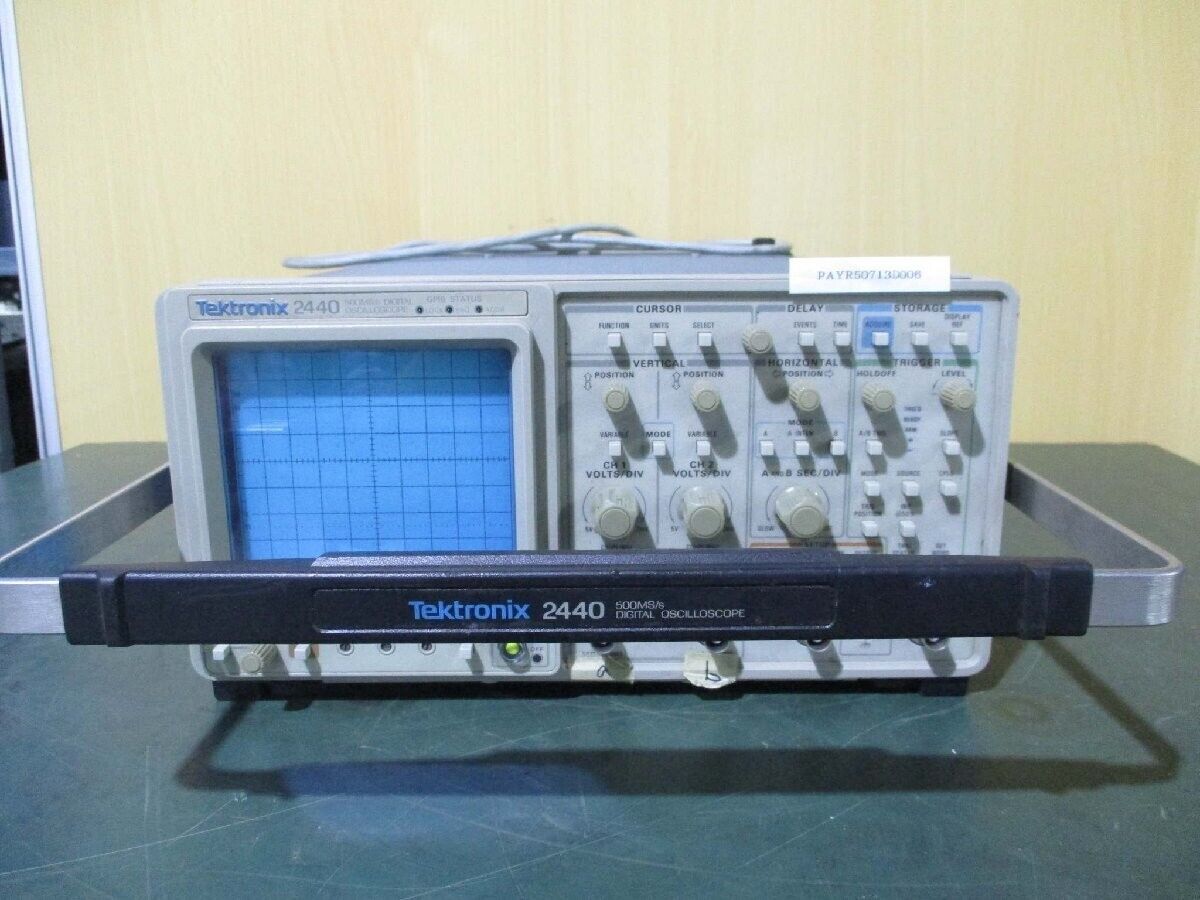 TEKTRONIX 2440 Digital Oscilloscope 500MS/s Powered OK Used TEKTRONIX 2440 Digital Oscilloscope 500MS/s Powered OK Used