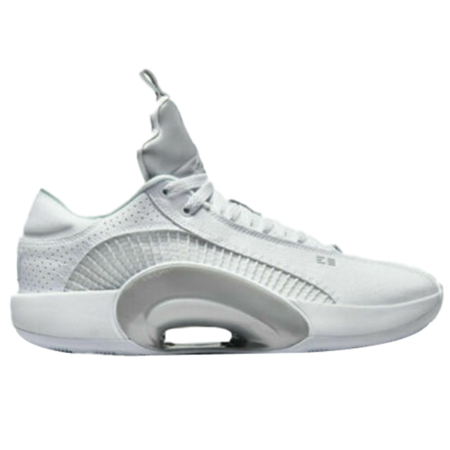 Jordan 35 PF Low White Metallic Silver