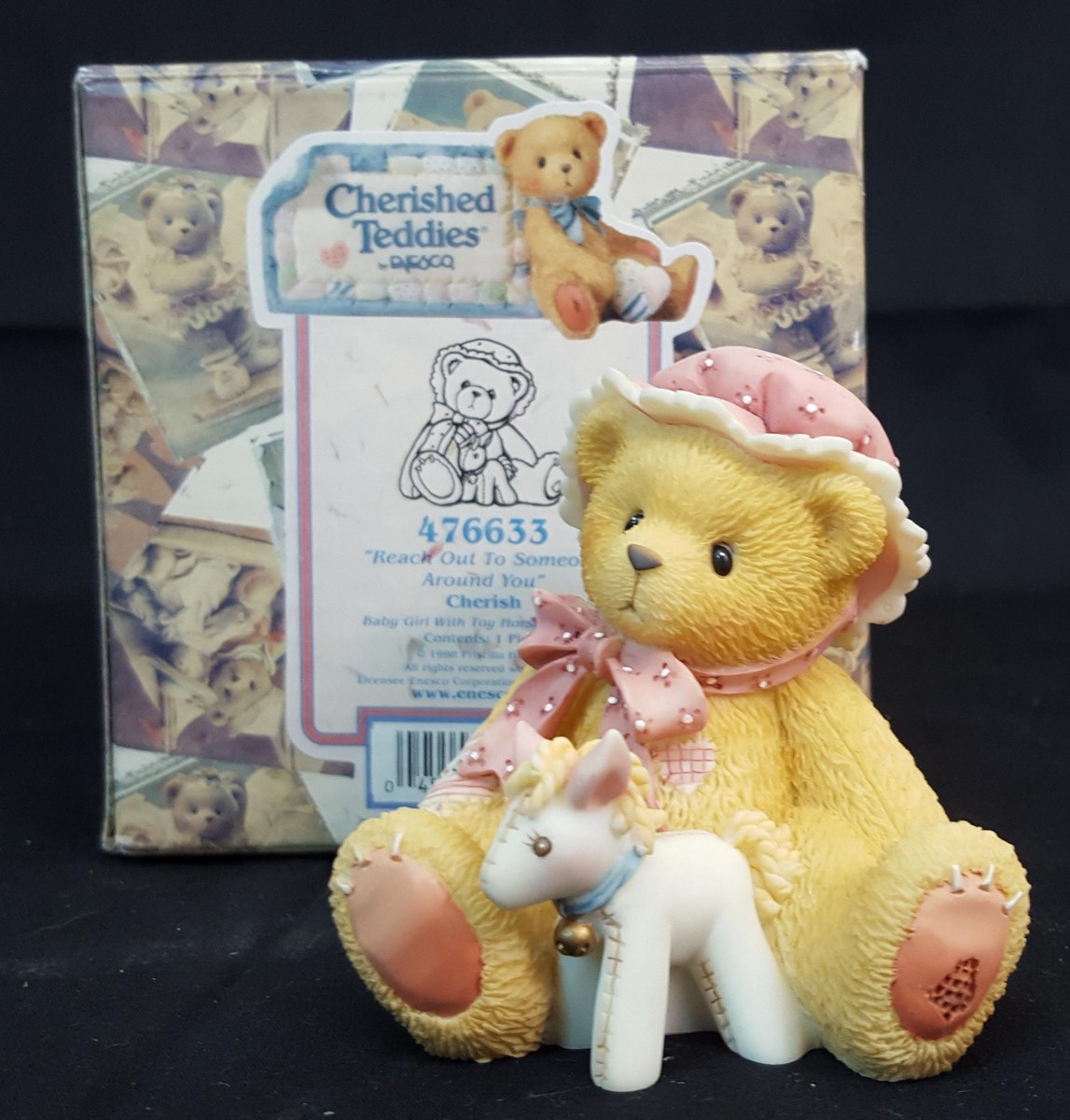 Cherished Teddies REACH OUT TO SOMEONE Baby Girl CHERISH Bear