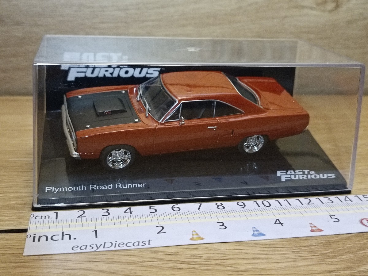 PLYMOUTH ROAD RUNNER 1:43 FAST & FURIOUS | eBay