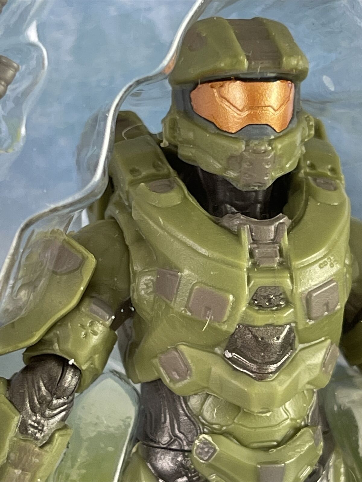 HALO INFINITE MASTER CHIEF FIGURE w/ ASSAULT RIFLE SERIES 2 NEW SEALED 4.5  INCH