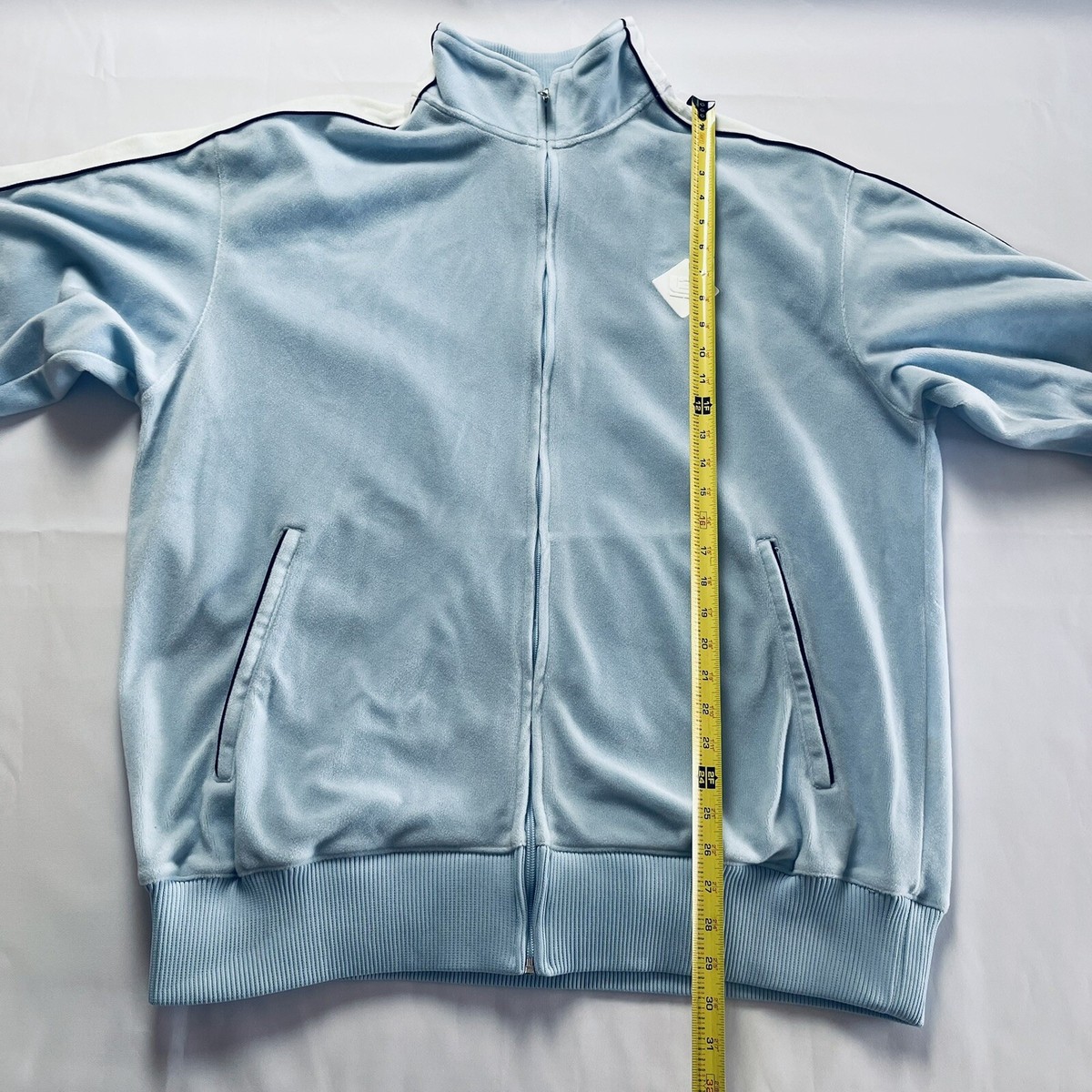 Nike x L23 Lebron James Velour Jacket Mens Large Velvet Blue Warm  