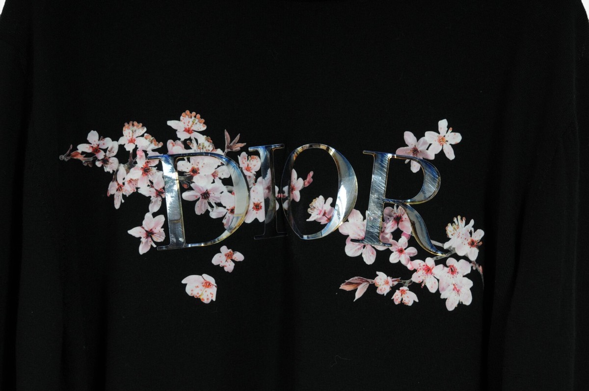Dior×Sorayama AW19 花柄プリント 長袖トレーナー Dior×Sorayama AW19 花柄プリント 長袖トレーナー