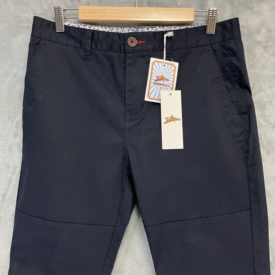 Chinos azules Joe Browns para hombre talla 30R W30 L31 nuevos con etiquetas Foto 2 de 4