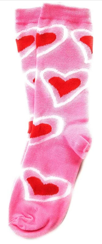 Calcetines suaves para mujer San Valentín talla 9-11 rojo rosa corazones 6 pares Foto 4 de 4