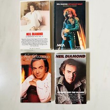 Neil Diamond - Lot of 4 Cassettes - Hot August - 12 Greatest - Christmas -Future