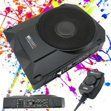MB Quart RW-110A  800W 10" Under Seat Powered Subwoofer  Active Hideaway Car Sub