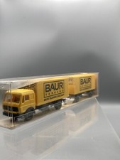 Wiking 1:87 / 459 - Mercedes Benz Kofferlastzug Baur Versand Burgkunstadt OVP
