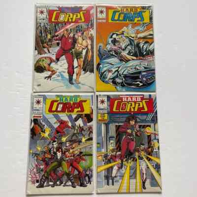 H.A.R.D. CORPS COMIC BOOK LOT 4 VALIANT COMICS MIXED LOT BLOODSHOT GRAPHIC