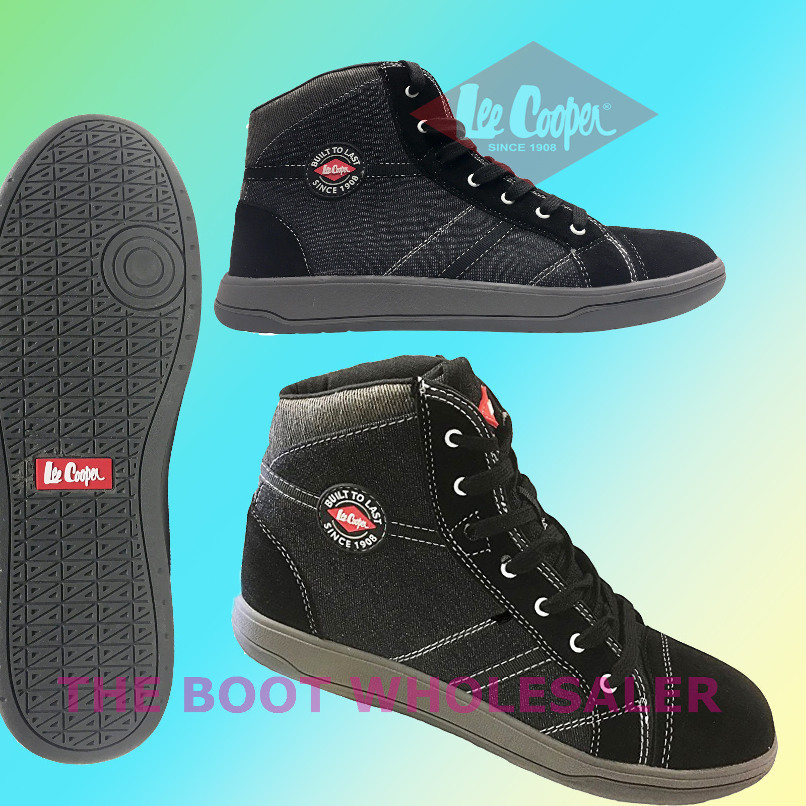 lee cooper steel toe cap trainers