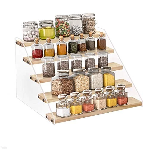 Spice Rack Organizer for Cabinet & Countertop - Seasoning Organizer Spice She...