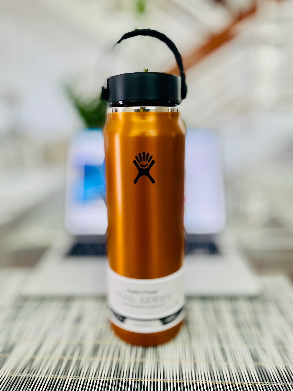 Tapa flexible ancha ligera Hydro Flask 40 OZ ágata jaspe serie Trail