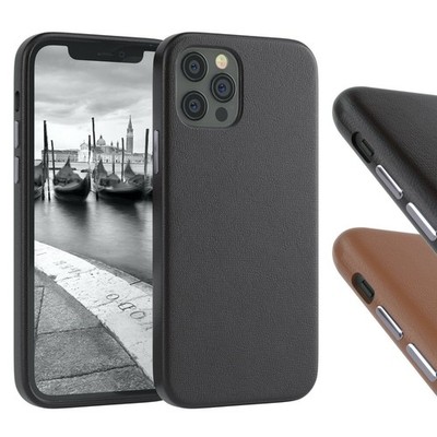 EAZY CASE Schutzhülle Etui für Apple iPhone Hülle Backcover Kunstleder Bumper