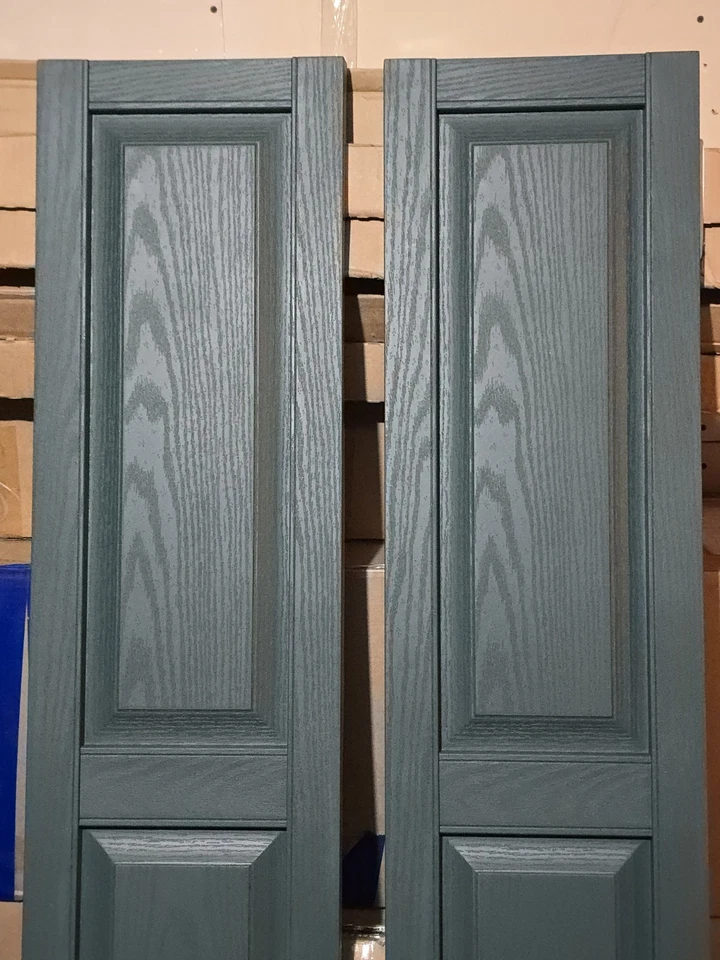 Mid America Raised Panel Vinyl Shutters - 12 x 58 028 Forest Green ***READ*** - Image 2 of 4