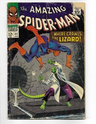 Amazing Spider-Man 44 1967 Marvel Comics G/VG 3.0 2nd App Lizard Mary Jane